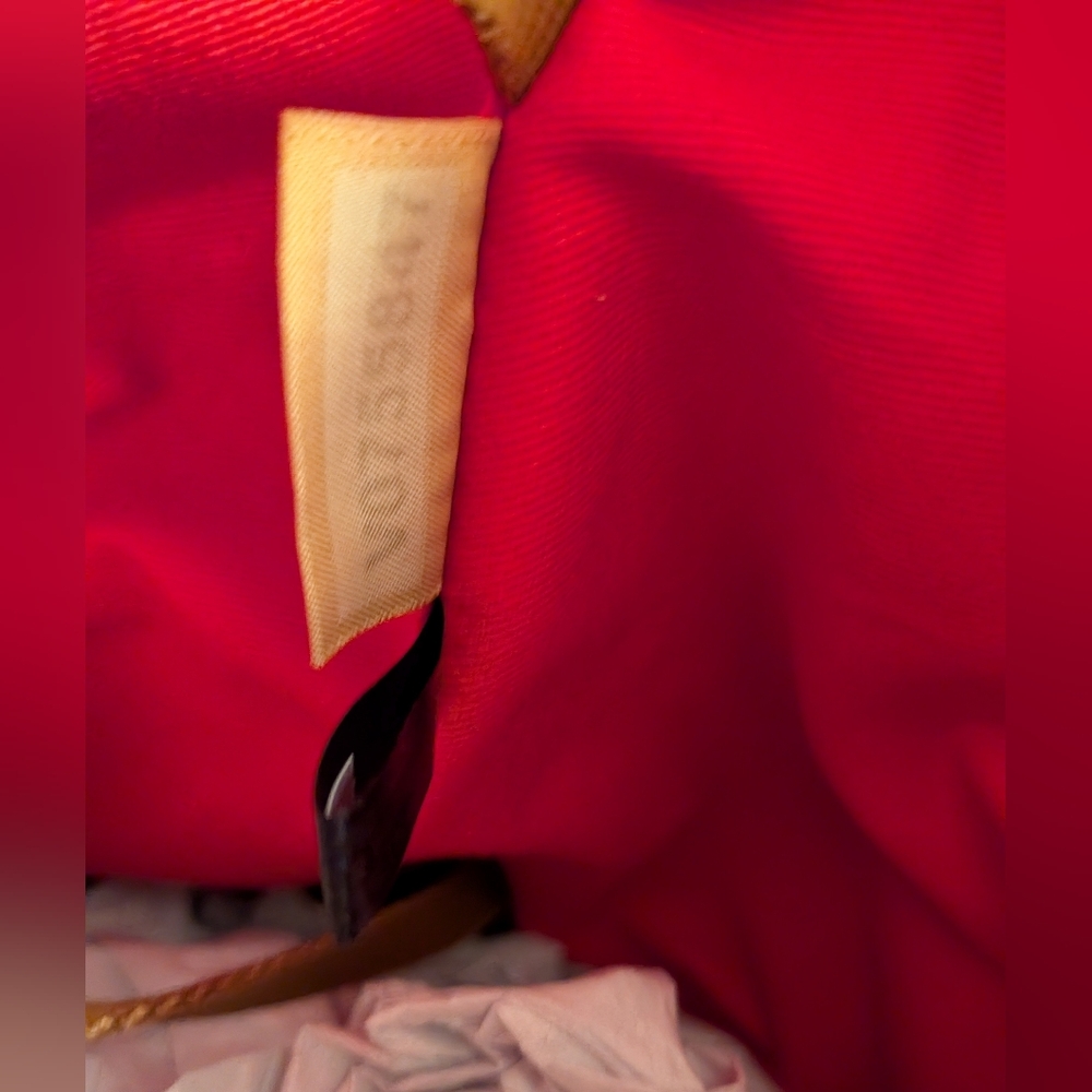 Dooney and Bourke Florentine Tulip Shopper Tote in RED Nwt - Picture 9 of 9